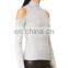 Cold Shoulder Long Sleeve Latest Cold Shoulder Girls Sweater Design