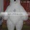 New arrival!!HI CE 2-3 meters inflatable polar mascot costume for adults,inflatable bear mascot costume with plush hair