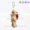 Hot sell plush teddy bear keyring