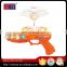 Kids 2016 funny series B/O gun toys with colorful light fiber & windmill high quality