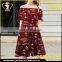 latest off shoulder lady fashion casual dress wholesale maxi dresses