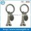 wholesale Promotional blank shape custom logo metal keyring