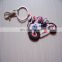 Eco-friendly craft -sexy 3D letter soft pvc key chain for business promotion gifts