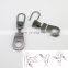 Garment Accessory Black Gunmetal Metal Lock Zipper Puller Slider Pull