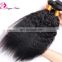 Qingdao Freya hair cheap factory price virgin brazilian kinky straight yaki hair weave