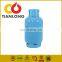 Africa 15kg lpg gas storage container with brass valve