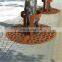 OEM street furniture corten steel tree ring for decor