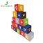 Funny colorful  kids soft play digital building blocks educational toys