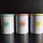 100 x 100 x 140 mm With Lids Surface Offset Printing Ashtry Tin Can Round Tins