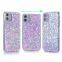 Bling bling girl style custom glitter epoxy resin shock proof for iPhone 10 phone case