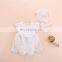 Baby romper summer new style European and American fan hooded net yarn princess dress baby girl baby outing clothes