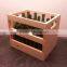Custom Logo and Painted Beer Crate Wooden Bottle Shipping Crates