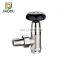 TRV forged brass radiator valve angle type without handle flooring heating system valves