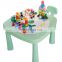 Baby table and chair set ergonomic plastic table and chair for children