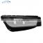HOT SELLING car black border transparent Headlight glass lens cover for Q5 18-20 Year
