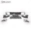 2019 year W205 c63  rear diffuser fit for C class w205 c63 2 door 4 door rear diffuser with tips
