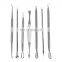 7 PCS Blackhead Pimple Blemish Comedone Acne Extractor Remover Tool Set Kit 6027