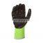 Eco Friendly Nitrile Rubber Coated Green Bamboo Working Gloves