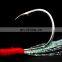 Новый дизайн. Приманочный крючок Feather assist hook. Остроозубой одиночный крючок для вертикального рыбалки. Крючок для медленного вертикального рыбалки из углеродистой стали