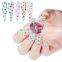 Hot Sell Wholesale Supplies DIY 12 Colors Star Shape Laser Shining Holographic Nail Art Glitter Set