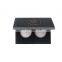 Hot sale in stock 2 hole empty pan makeup paper packaging 36mm round eyeshadow palette