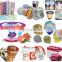 Automatic cup rotary filling machine	auto yogurt water jelly jam butter ice cream filler and sealer cheap price for sale