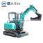 Hot sales Chinese cheap micro digger smallest crawler 3.5 ton mini excavator machine price with break hammer
