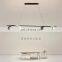 Luxury Modern Linear Chandelier Living Room Hotel Office Bedroom LED Pendant Light for Indoor Decoration