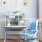 Mini children's solid wood learning desk primary school students' desk chair combination set can be lifted