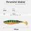 JOHNCOO 3pcs big game 100mm 11.5G Easy Shiner one up shad soft plastic lures fishing bait For Bass Pike Trout