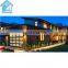 Black Aluminum Alloy Glass Flood Barrier Garage Door With German Motor
