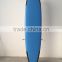 Water sport blue painting deck and bottom soft surfboard for sale