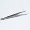 Stainless Steel Tweezers, Anti-static Jewelry Welding Clip, Non-magnetic Straight Tip Plus Hard Electronic Tweezers ST-18 Textured