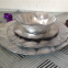 Factory Wholesale Bulk Wedding Event Party Dinnerware Gold Glass Charger Plate