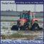 Triangle track wheel tractor half chain track