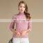 Oversized Women White Color Half Turtleneck Cable Knit Italian Cashmere Sweater