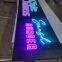 Acrylic luminous words mini words resin outdoor advertising back luminous stainless steel advertising