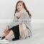 Latest Design Fringed Tassel Houndstooth Jacquard Fashion Woman Cashmere Scarf