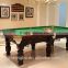 Economic 8ft MDF billiard table,classic type pool tables with crossfit gloves on sale