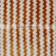 super soft yellow-and white stripe cationic fabric for blanket