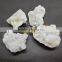 JF6687G New style sparkly gold clip geode crystal quartz druzy nugget pendants