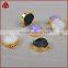 New Tiny Druzy Necklace Gold Filled Raw Crystal Drusy Pendant Necklace Simple Semi Jewelry Findings in China                        
                                                Quality Choice
                                                    Most Po