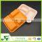 Colorful PP disposable 3-compartment blister food packaging container