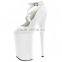 Ultra 20cm High Heel Shoes Lady gaga high heels pole dancing Shoes lady's 20cm Stripe shoes
