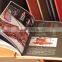 Fashion restaurant customized A4 leather menu cover