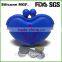 Funny Heart Shaped Mini Silicone Rubber Coin Purse bag