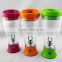 New Drinkware Leakproof Lid Handy Cup Electric Mixer Shaker Bottle Nutrition Protein Powder Shakes Transparent Water Bottle