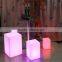 color led cube chair waterproof rechargeable led chair