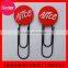 Rubber soft pvc airplane paper clip
