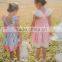 Fashion Design Small Girls Dress Popular Baby Girl stripes Print Pinafore Dress For Girls Ethnic